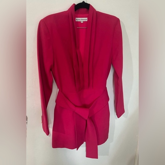 Stunning Karina Grimaldi XS Revolve Hot Pink Mini Blazer Dress - Picture 2 of 8